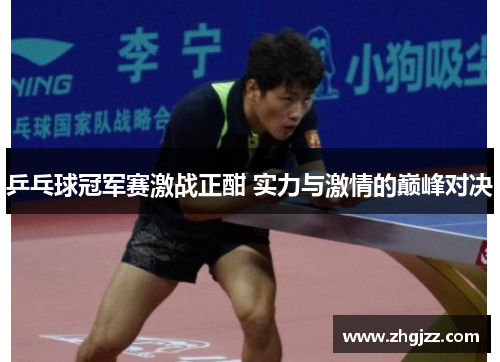 乒乓球冠军赛激战正酣 实力与激情的巅峰对决